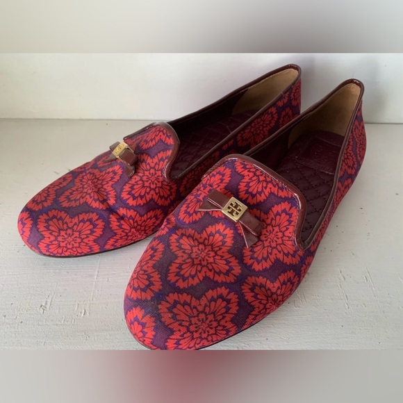 Tory Burch Chandra Smoking Fall 🍁 Loafer  flats size 10 - Picture 8 of 10